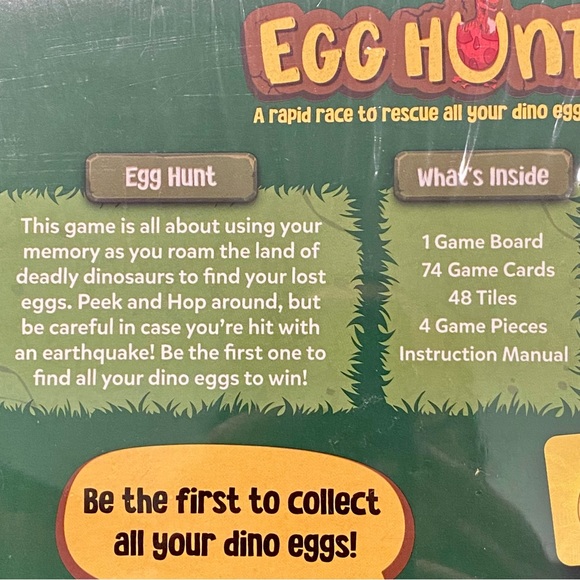 New EGG HUNT Skillmatics Board Game Memory Strategy NIB Dinosaur Dino Learning - Picture 10 of 10